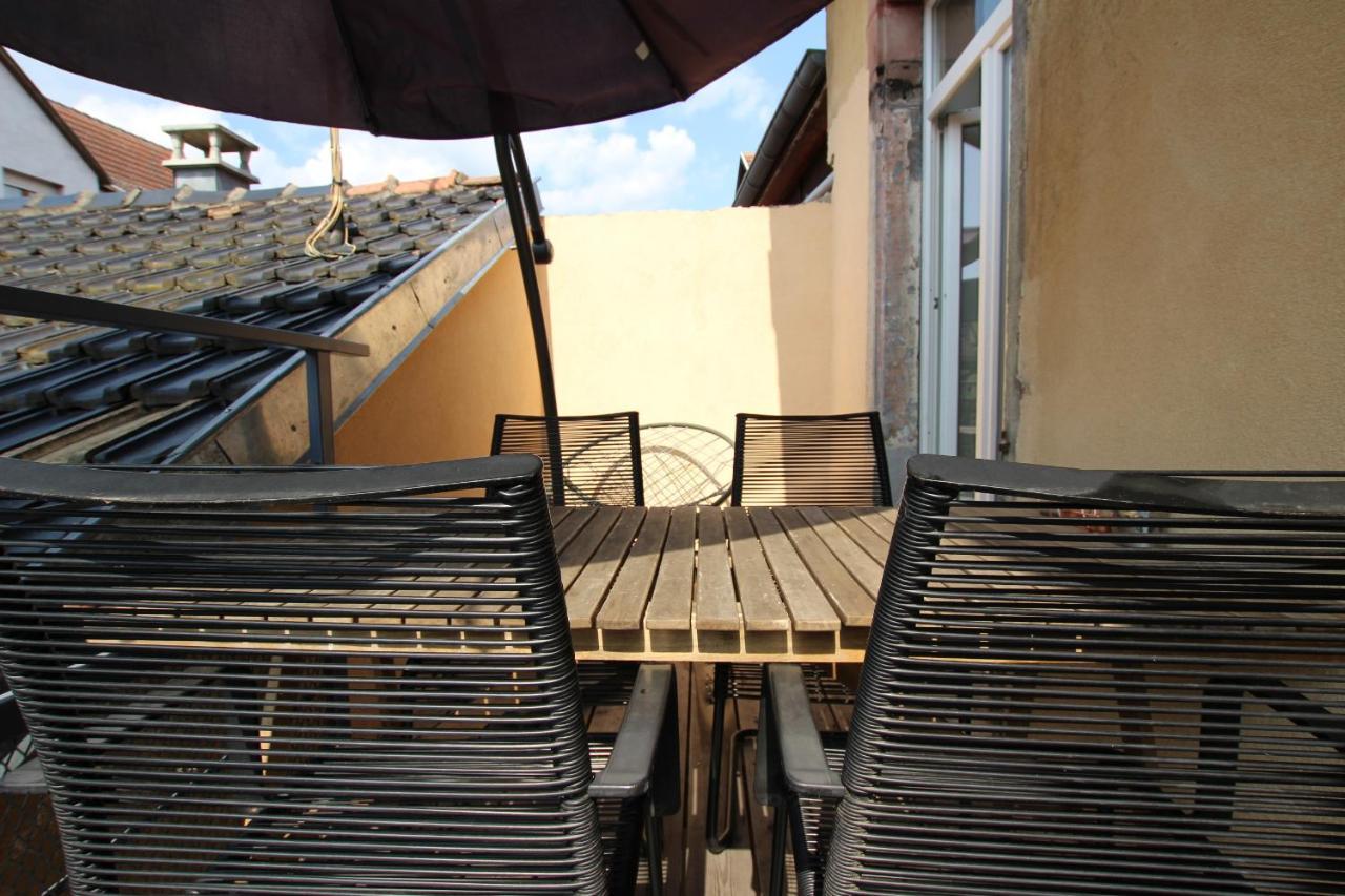 Terrace - Belle Alsace 4 - Bookingalsace Apartment Colmar